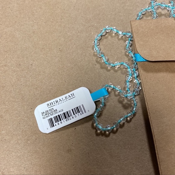 SHIRALEAH Turquoise Nusa Necklace NWT - Picture 4 of 4